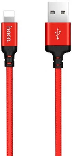 Черный кабель зарядный для Apple USB Lightning Hoco X14 Times speed, 1 m / 2 m