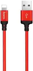 Черный кабель зарядный для Apple USB Lightning Hoco X14 Times speed, 1 m / 2 m