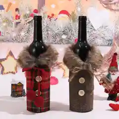 Вишнёвый украшение для бутылок, сувенирный чехол на бутылку, украшение новогоднего стола
