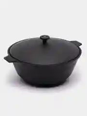 Котел Добрыня DO-3330, чугунный, с крышкой, 3 л, 24 см