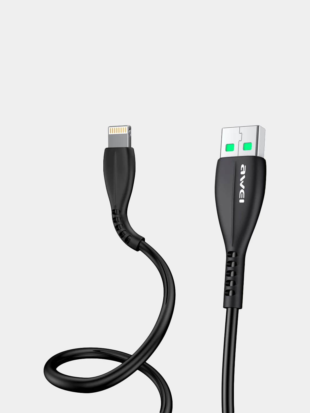 Кабель зарядный AWEI CL-115, Micro-USB, Type-C, Lightning