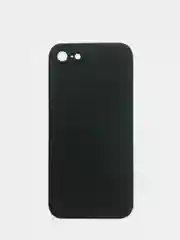 Чехол iPhone 7 / 8 / SE 2020 черный силиконовый (Айфон 7 / 8 / СЕ)