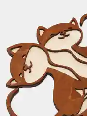 Шоколадный ключница настенная