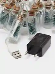 Зеленый гирлянда новогодняя мяч / елочка  3 метра