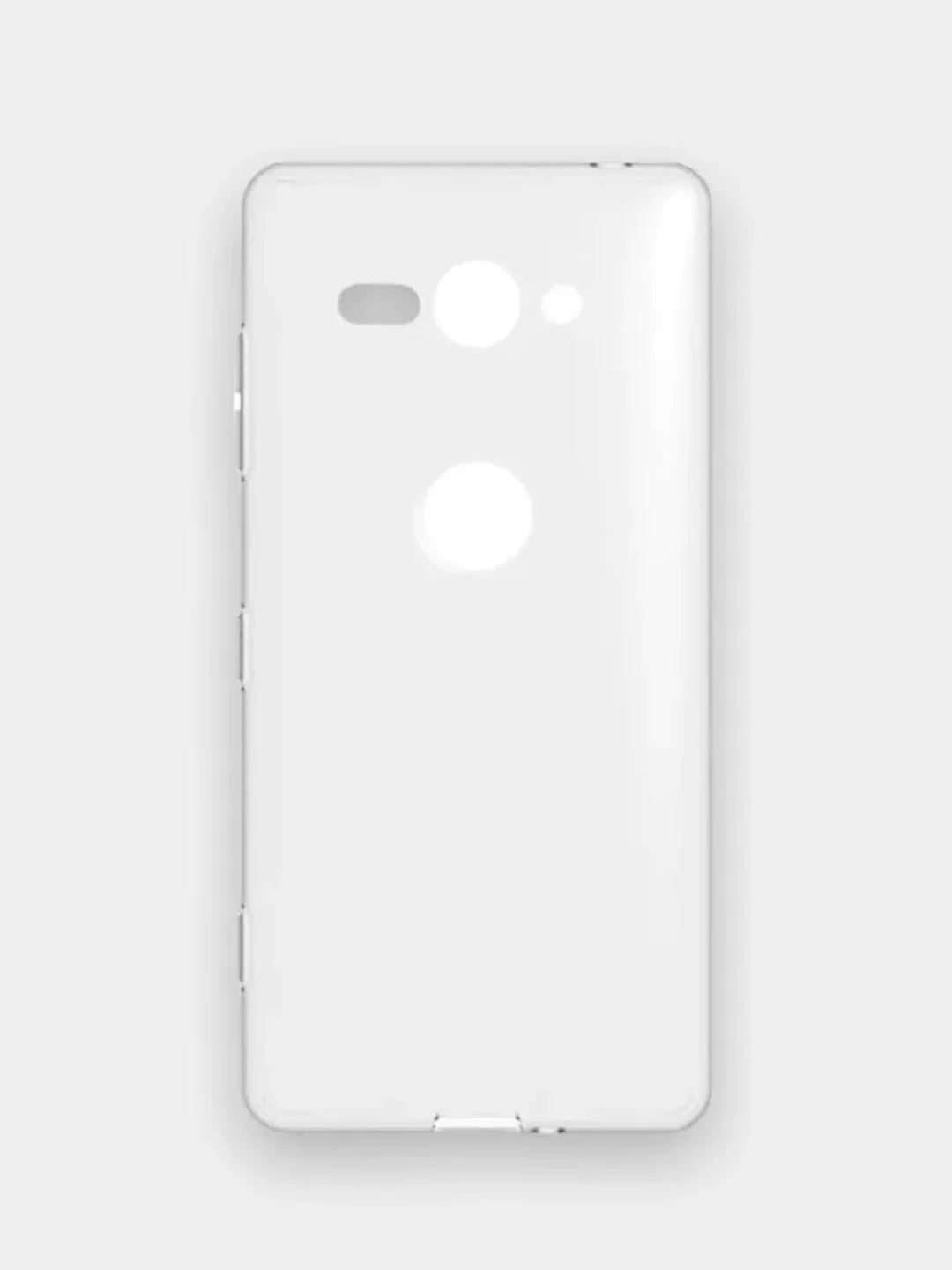 Прозрачный чехол силиконовый на Sony XZ2 Compact