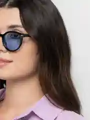 Голубой очки солнцезащитные с цветными линзами