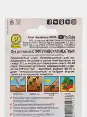 Лук репчатый "Стригуновский местный", 1 г, Аэлита