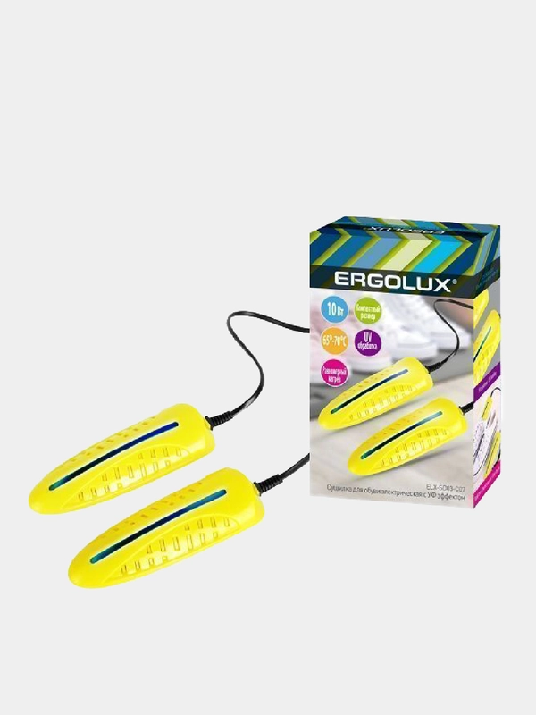 Сушилка для обуви ERGOLUX ELX-SD03-C07 с ультрафиалетовой обработкой
