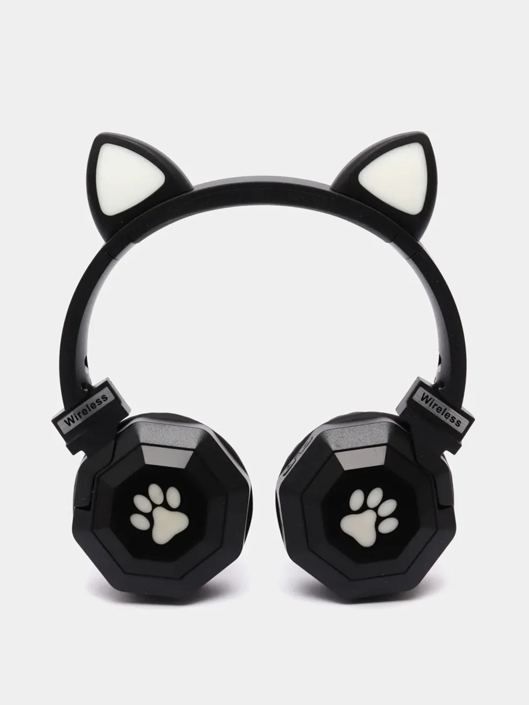 Черный bluetooth наушники, умное шумоподавление, для детей