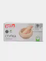 Черный ступка с пестиком из мрамора, 9х4,5 см