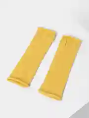 Желтый перчатки митенки. 5 цветов