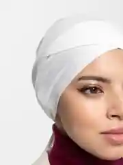 Молочный бони шапочка, на завязке