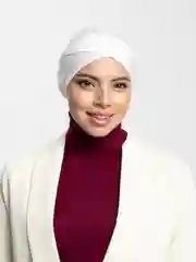 Молочный бони шапочка, на завязке