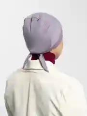 Серый бони шапочка, на завязке
