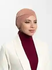 Медный бони шапочка, на завязке