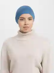 Синий меланж шапочка мусульманская труба