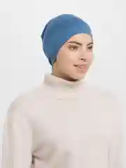Синий меланж шапочка мусульманская труба