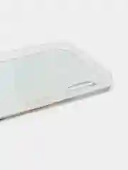 Голубой силиконовый чехол на Samsung Galaxy A10 / Самсунг А10 прозрачный с рисунком, защита камеры