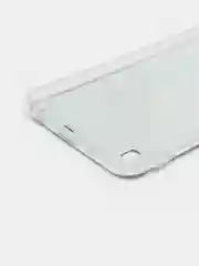 Голубой силиконовый чехол на Samsung Galaxy A10 / Самсунг А10 прозрачный с рисунком, защита камеры