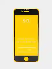 Черный защитное стекло 9D на iPhone 6, 7, 8, SE, XS, X, XR, 11, 12, 13, 14