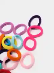 Алый бесшовные резинки для волос, 2 см, 20 штук
