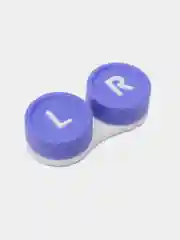 Салатовый контейнер для контактных линз