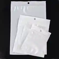 Белый упаковочные Zip-lock пакеты, с защелкой и подвесом