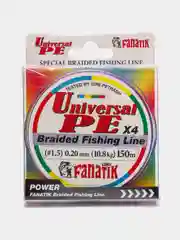 Шнур Fanatik Universal PE X4 150m (#1,5) 0.20 mm