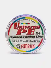Шнур Fanatik Universal PE X4 150m (#1,5) 0.20 mm