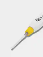 Белый палочка для чистки ушей, с LED подсветкой, 3 насадки