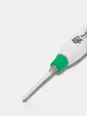 Зеленый палочка для чистки ушей, с LED подсветкой, 3 насадки