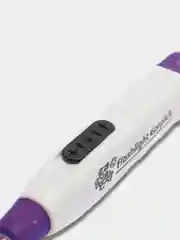 Фиолетовый палочка для чистки ушей, с LED подсветкой, 3 насадки