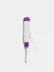 Фиолетовый палочка для чистки ушей, с LED подсветкой, 3 насадки