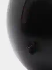 Черный воздушный шар "С днем рождения!"