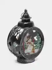Серый новогодний фонарь