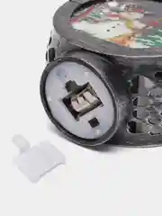 Серый новогодний фонарь