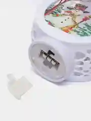 Белый новогодний фонарь
