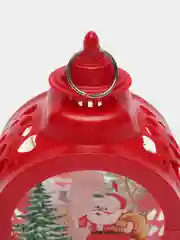 Красный новогодний фонарь