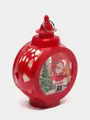 Красный новогодний фонарь
