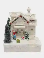 Прозрачный ночник-фигурка с подсветкой "Дом", под елку