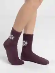 Фиолетовый носки женские OSKO, теплые, норка