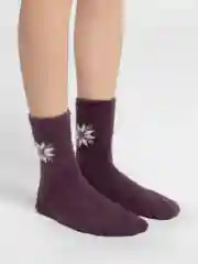 Фиолетовый носки женские OSKO, теплые, норка