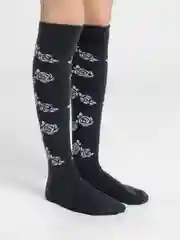 Серый металлик гольфы теплые женские Danni Termo Plus