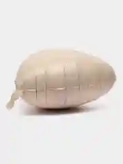 Кремовый фольгированный шар сердце 19", 49 см