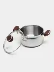 Кастрюля из нержавеющей стали Vensal Joli, с крышкой, 3,3 л, 20 см, VS1545