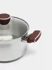 Кастрюля из нержавеющей стали Vensal Joli, с крышкой, 3,3 л, 20 см, VS1545