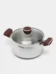 Кастрюля из нержавеющей стали Vensal Joli, с крышкой, 3,3 л, 20 см, VS1545