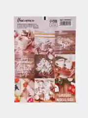 Коралловый меланж наклейки Новый год