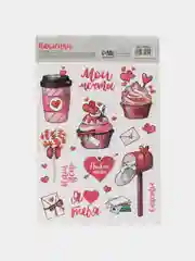 Алый наклейки Новый год