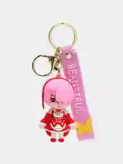 Алый брелок по аниме "Re:Zero - жизнь с нуля в альтернативном мире", 7 см